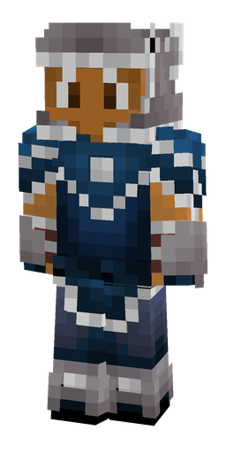 Blue skin: body, front render