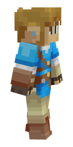 Blue skin: body, right side render