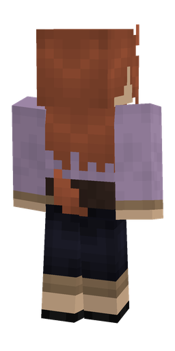 Brown skin: body, back render