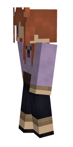 Brown skin: body, left side render