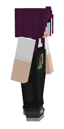 Black skin: body, right side render