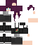 Black skin: raw texture render