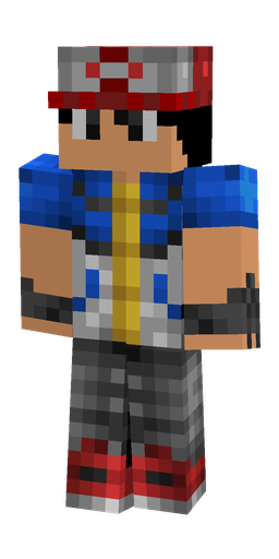 Black skin: body, front render