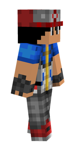 Black skin: body, right side render