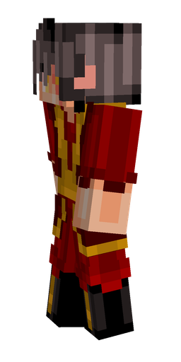 Black skin: body, left side render