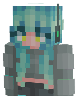 Blue skin: bust render