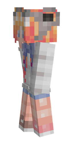Orange skin: body, left side render
