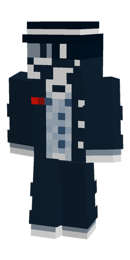 Blue skin: body, front render