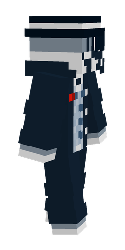 Blue skin: body, right side render