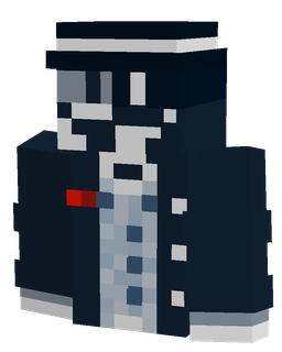 Blue skin: bust render
