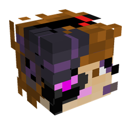 Black skin: head render