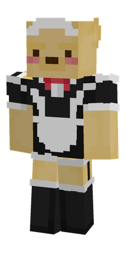 Black skin: body, front render
