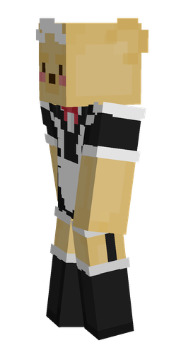 Black skin: body, left side render