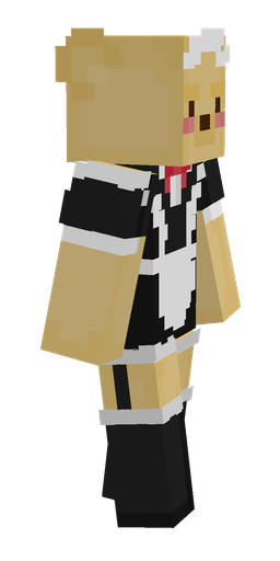 Black skin: body, right side render