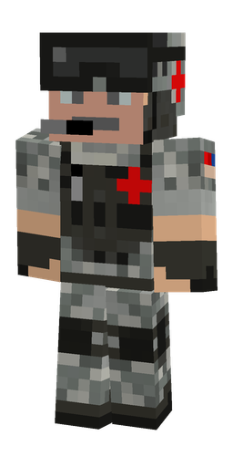 Black skin: body, front render
