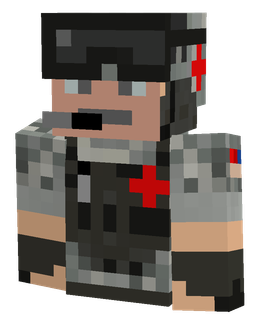 Black skin: bust render