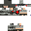 Black skin: raw texture render