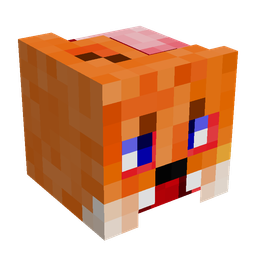 Brown skin: head render