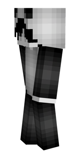 Black skin: body, left side render