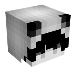 Black skin: head render
