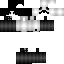 Black skin: raw texture render