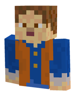 Blue skin: bust render