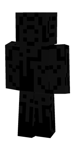 Black skin: body, back render
