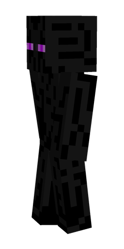 Black skin: body, left side render