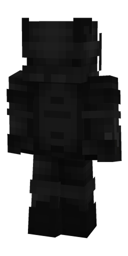 Black skin: body, back render