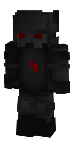 Black skin: body, front render