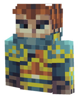 Blue skin: bust render