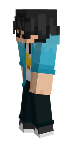 Black skin: body, left side render