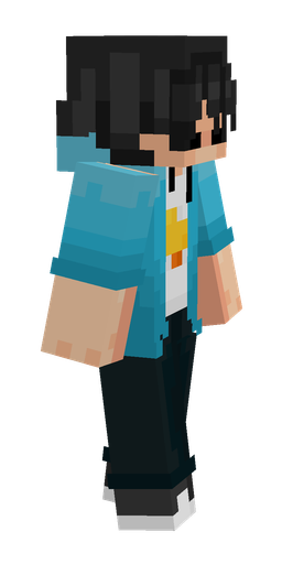 Black skin: body, right side render