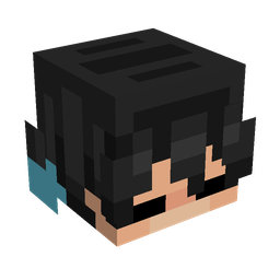 Black skin: head render