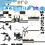 Black skin: raw texture render