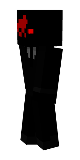 Black skin: body, left side render