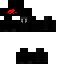 Black skin: raw texture render