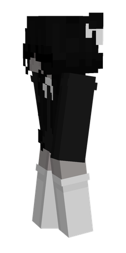Black skin: body, left side render
