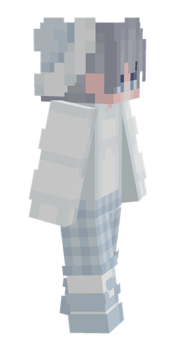 Blue skin: body, right side render
