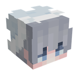 Blue skin: head render