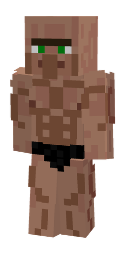 Brown skin: body, front render