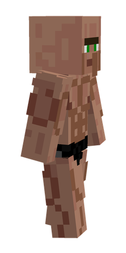 Brown skin: body, right side render