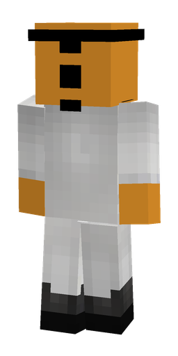 Black skin: body, back render