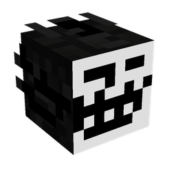 Black skin: head render