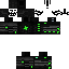 Black skin: raw texture render