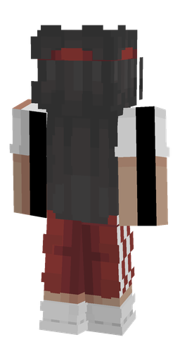 Black skin: body, back render
