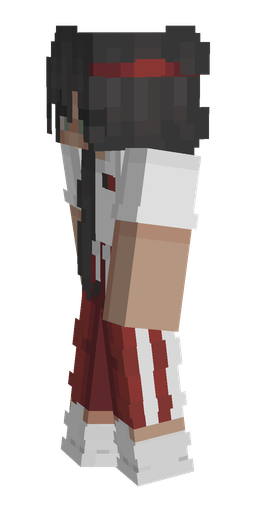 Black skin: body, left side render