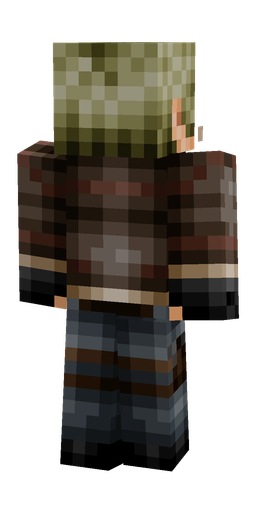 Black skin: body, back render