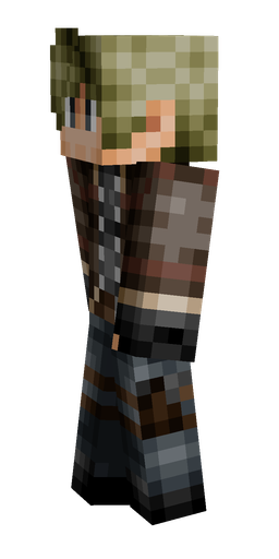 Black skin: body, left side render