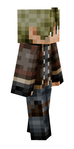 Black skin: body, right side render